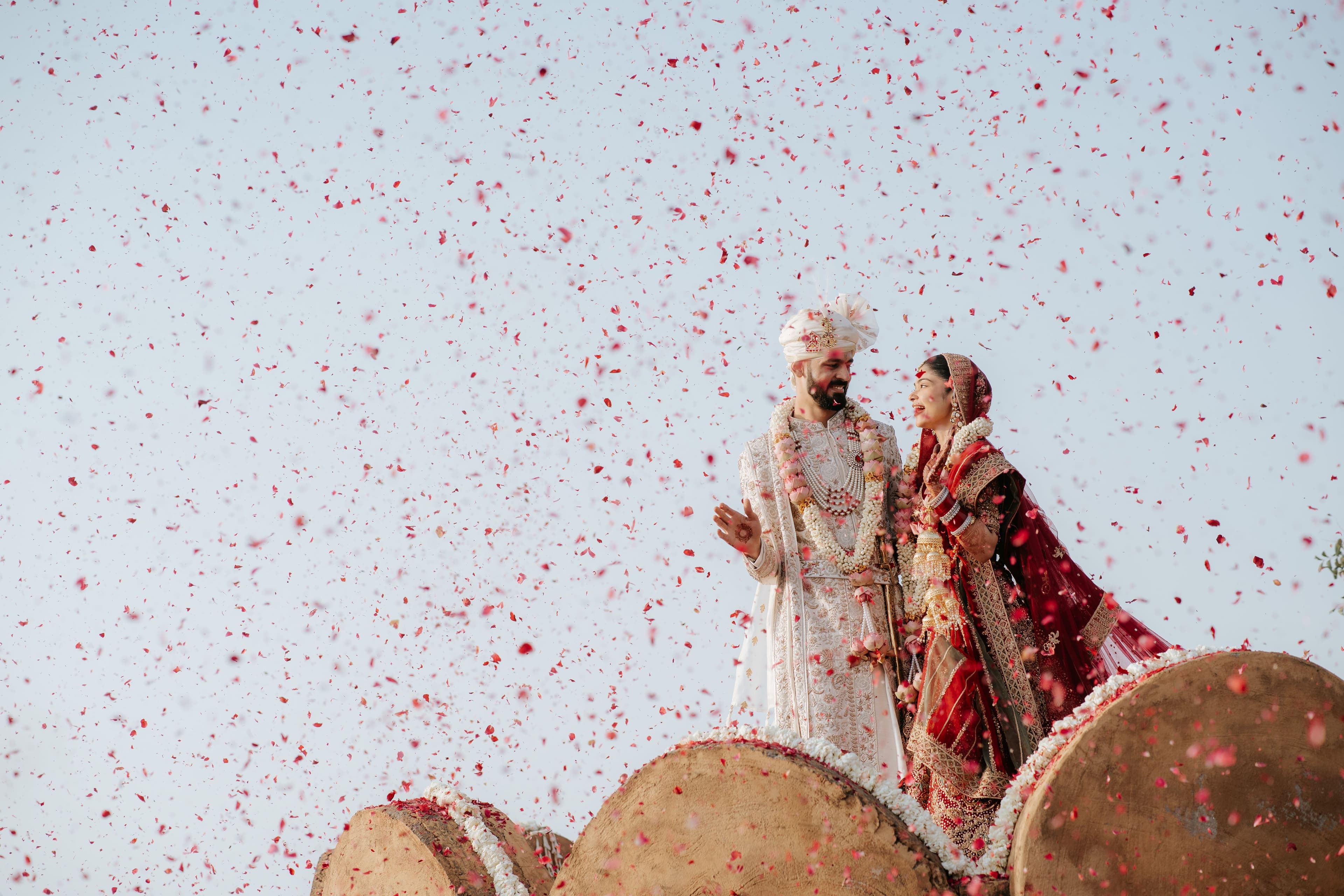 Elegant Indian celebration in a beautiful setting